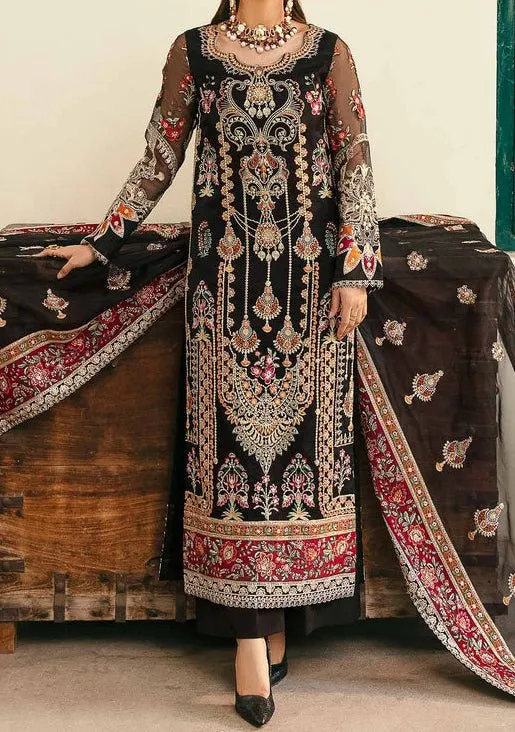 Akbar Aslam Amari Pakistani Luxury Organza Dress