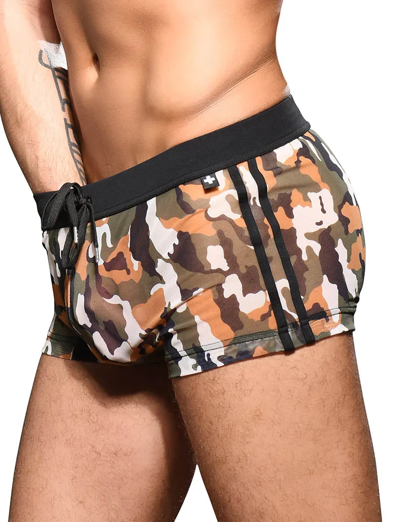 Andrew Christian Sheer Camouflage Shorts 6615