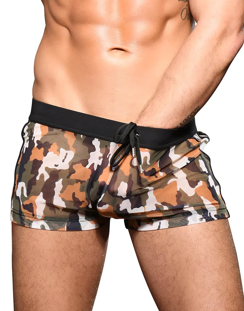 Andrew Christian Sheer Camouflage Shorts 6615