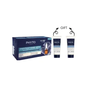 Anti-Hair Loss Treatment For Men   2 FREE Phytocyane Shampoo Men 100ml