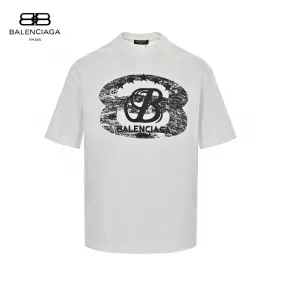 Balenciaga T-Shirt - Distressed Logo