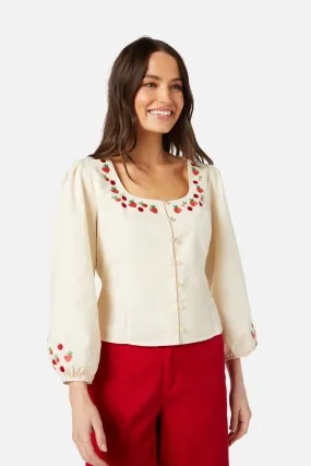 Bessie Embroidered Top