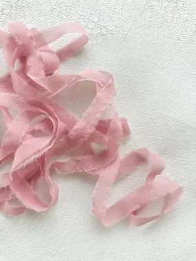 Bubblegum Pink Silk Ribbon Sheer Trim 216