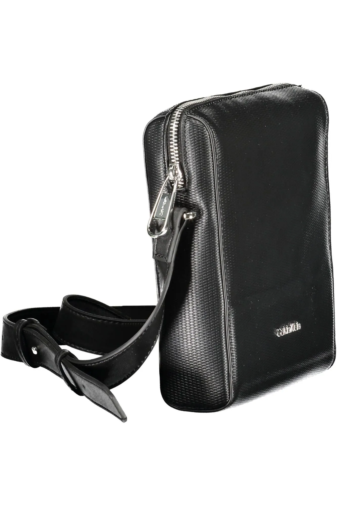 Calvin Klein Elegant Black Shoulder Bag with Eco Edge