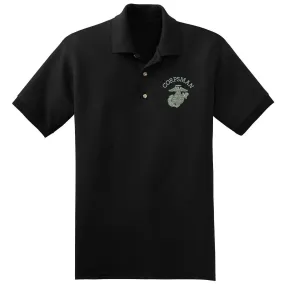 Corpsman EGA Embroidered Polo