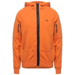 CP Company Orange Embroidered Hoodie