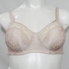 Exquisite Form 2506 Lace Soft Cup Wire Free Bra 36C Nude NEW WITH TAGS