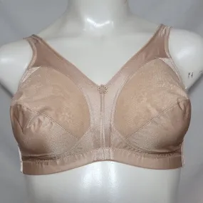 Exquisite Form 5100548 548 Fully Floral Lace Wire Free Bra 38B Nude NWOT