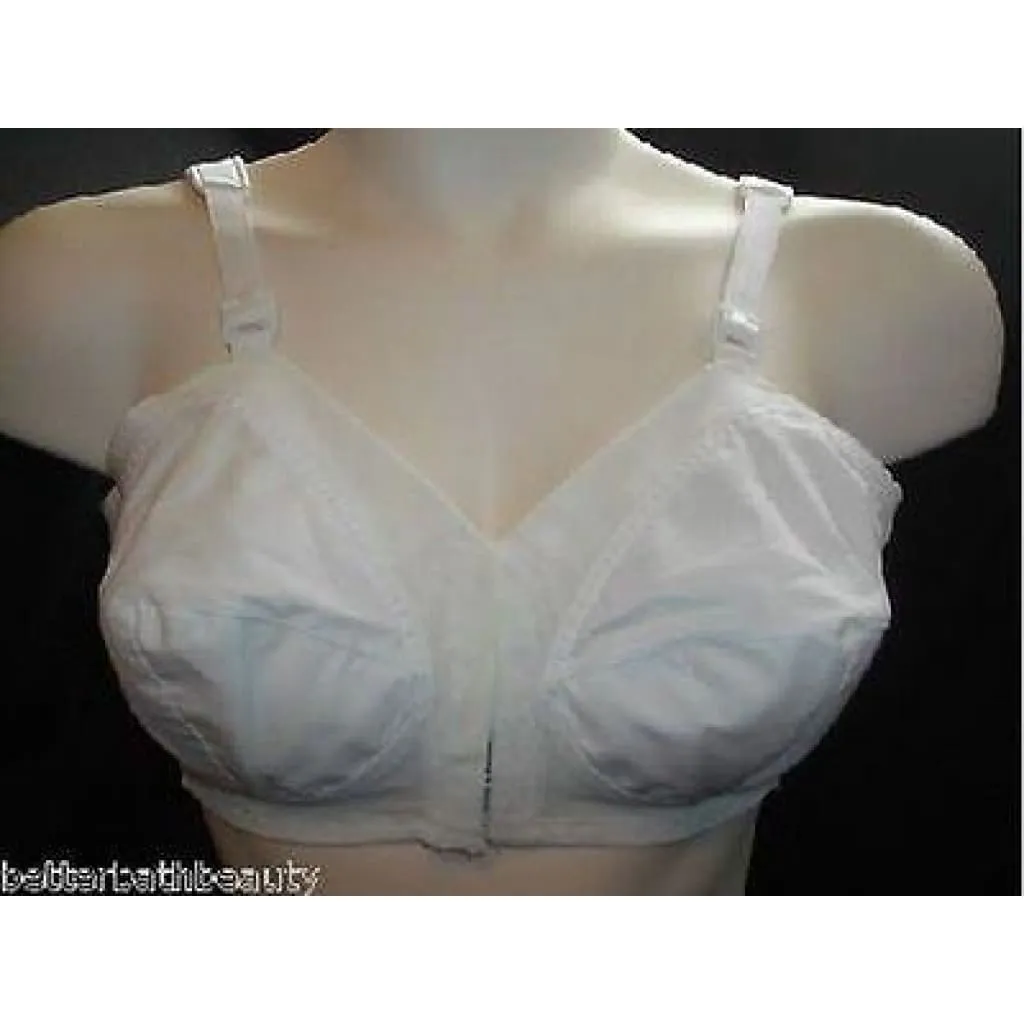 Exquisite Form 530 Front Close Poiny Bullet Wire Free Bra 48D White