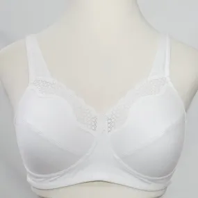 Exquisite Form 535 Cotton Wire Free Bra 38B White NEW WITHOUT TAGS