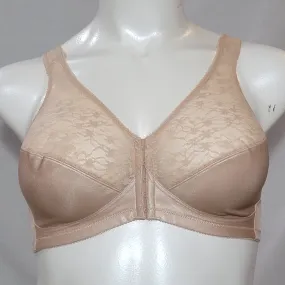 Exquisite Form 565 Posture Front Close Wire Free Bra 40C Nude NEW WITHOUT TAGS