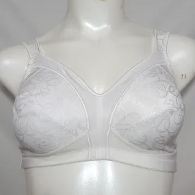 Exquisite Form 706 5100706 Wire Free Bra 38C White NEW WITHOUT TAGS