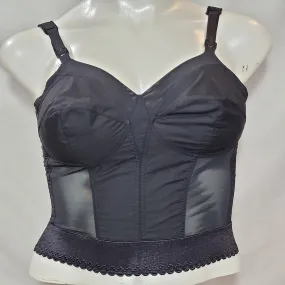 Exquisite Form 7532 Longline Posture Bra 36B Black NEW WITHOUT TAGS