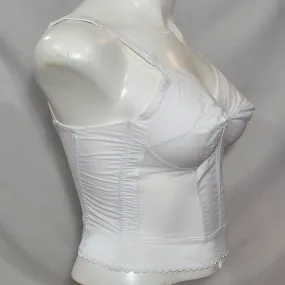 Exquisite Form 7532 Longline Posture Bra 36C White NEW WITHOUT TAGS