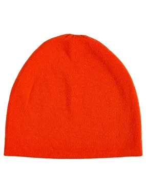 Fine Plain Hat Orange Gloss