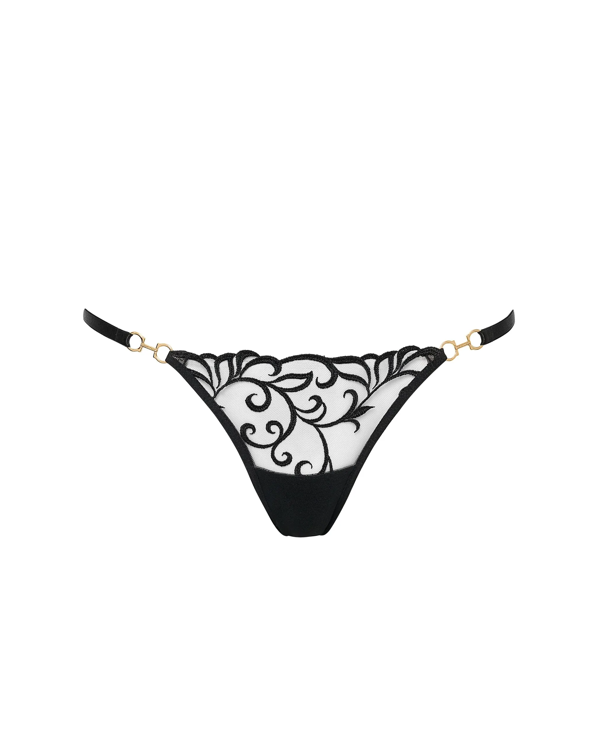 Harriet Eco Brief Black/Sheer