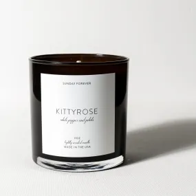 Kittyrose Luxury Candle with White Pepper and Rose