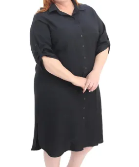 Ladies Plain Shirt Dress