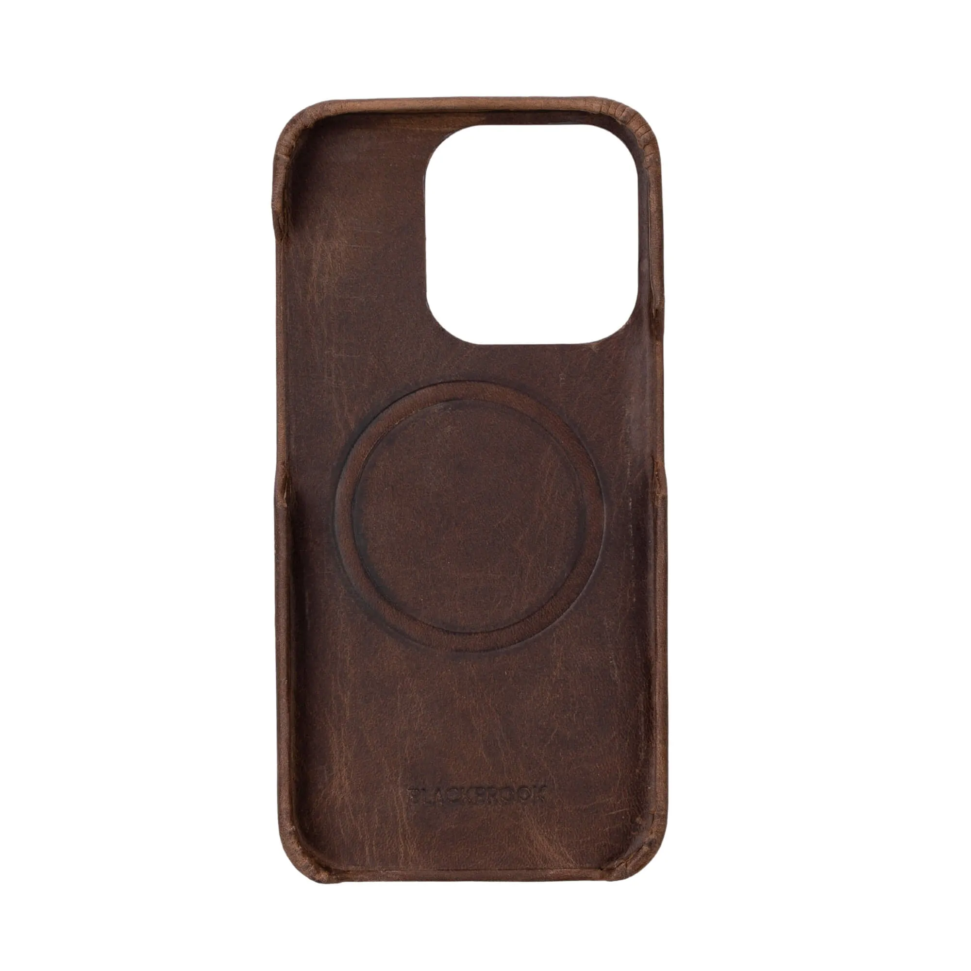 Mason iPhone 15 Pro Case, Distressed Coffee