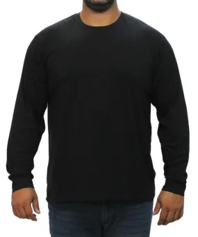 Mens Long Sleeve Plain Tee