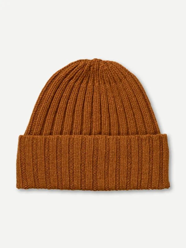 PLAIN RIBBED HAT NIGHTSKY