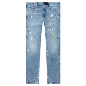 RTA - Clayton With White Jean - Distressed White