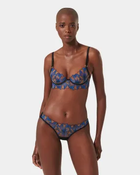 Set: Lyandra Egyptian Blue/Black/Sheer