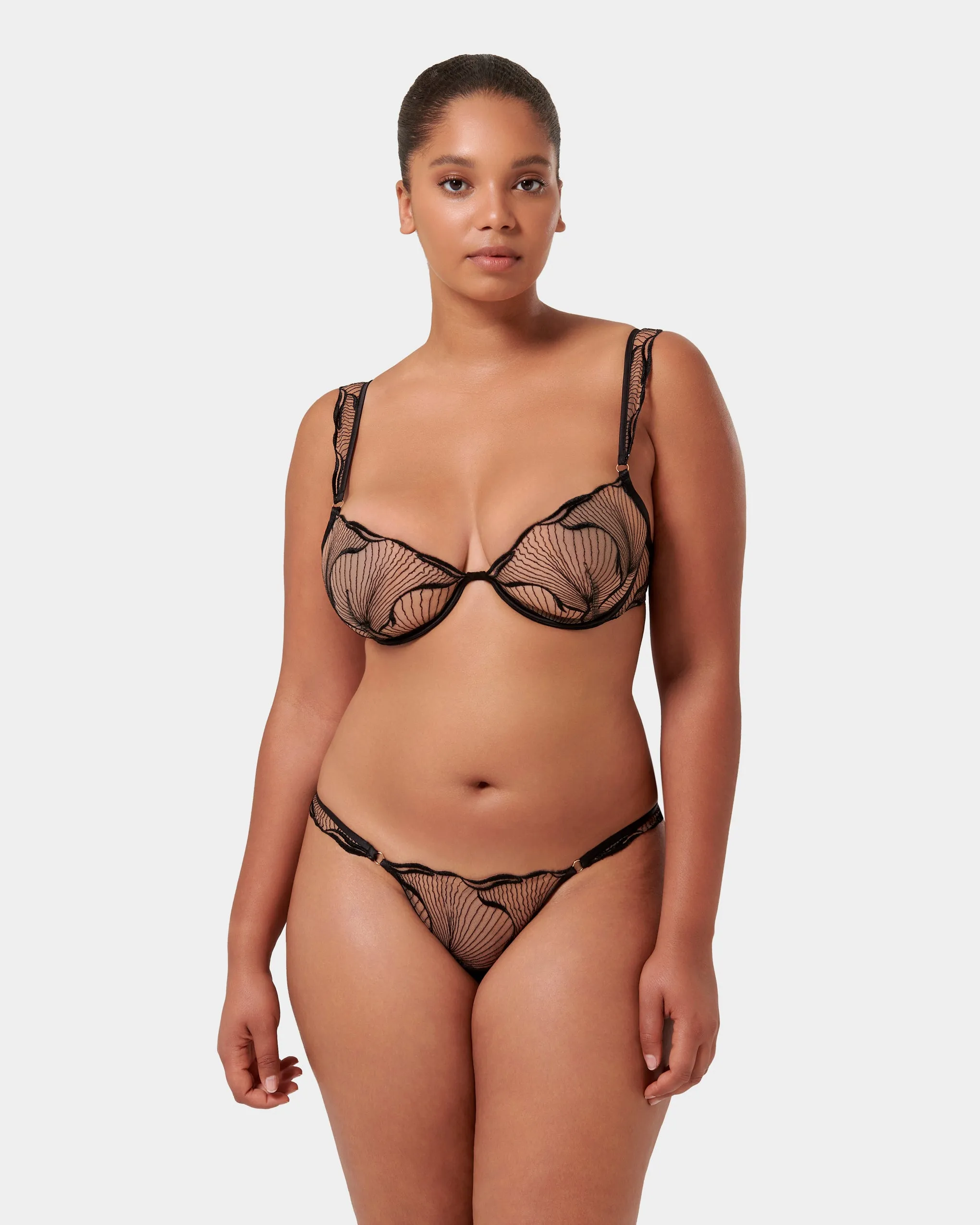 Set: Marabel Black/Sheer