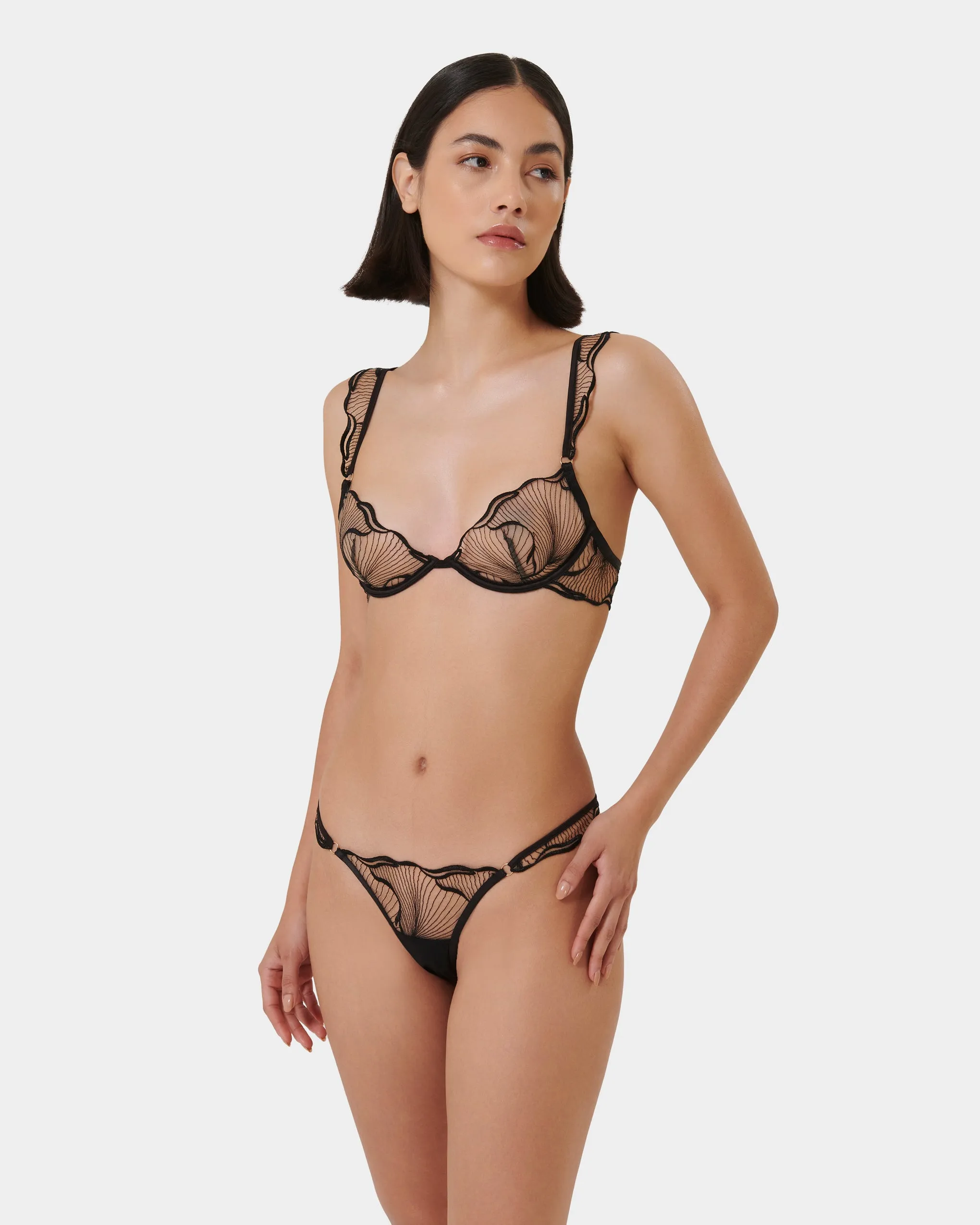 Set: Marabel Black/Sheer