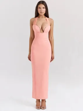 Shayla - Elegant halter neck dress