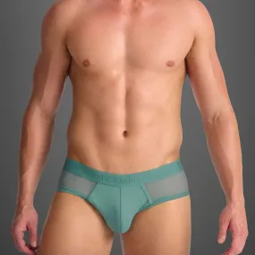 Teamm8 Score Sheer brief mesh teal