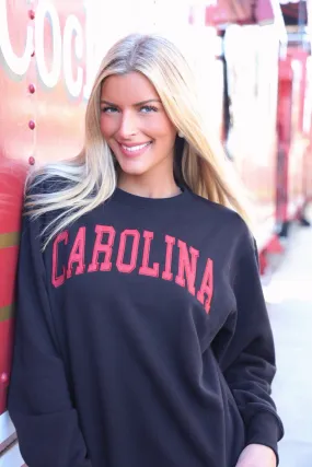 ZZ Embroidered Carolina Crewneck